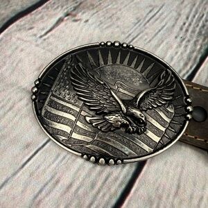 Silver Eagle Belt Buckle